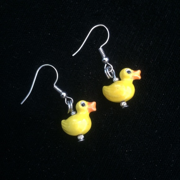 “Rubber Duckie” Earrings - Picture 2 of 8